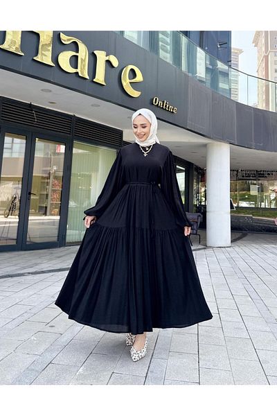 Hare Butik Talia Viscose Katkat Dress