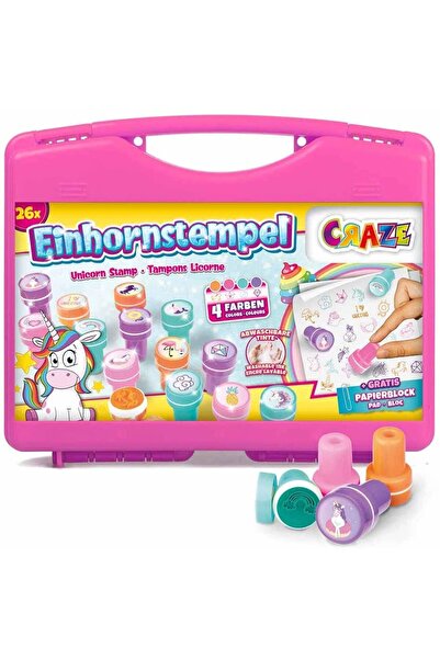 CRAZE Set creativ cu 26 stampile Craze - Unicorni