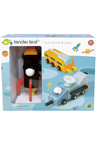 Tender Ξύλινο σετ παιχνιδιού Tender Leaf Toys - Κατασκευάστε έναν πύραυλο