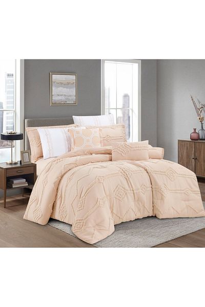 HOURS Horse Comforter Set, Elegant Pattern, Durable Fabric, 8 Pieces, King Size, Double