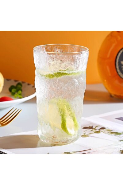 OEM Pahar Frosty Tall, din sticla, transparent, 13.8 x 5.8 x 7.3 cm, 380 ml