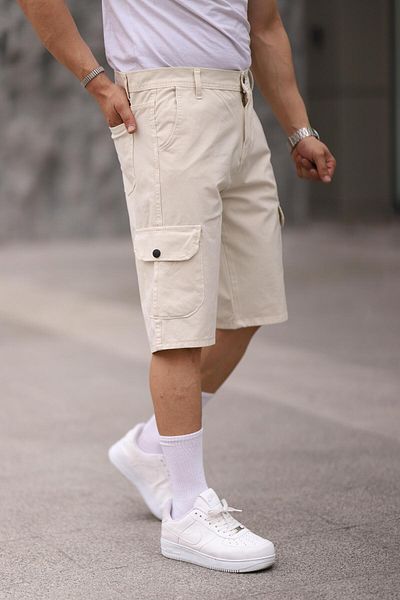 comstar Ανδρικό σορτς Capri Slim Fit Cargo με τσέπες