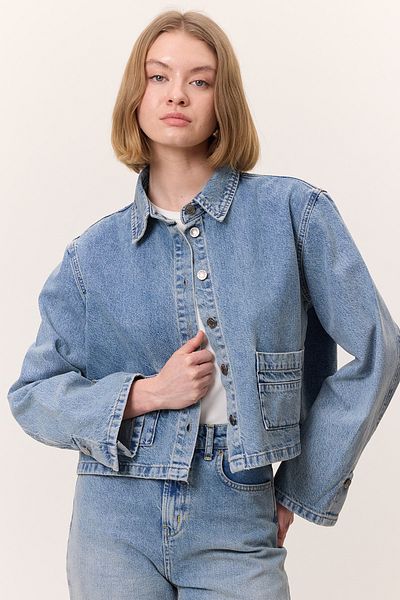 Manuka Jachetă albastră Kisa Denim