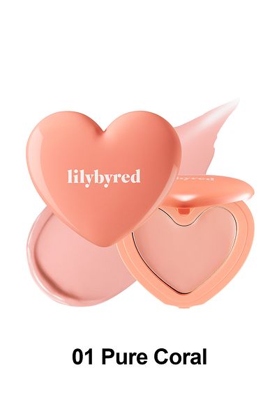 lilybyred Luv Beam Cheek Balm / Cream Blush - 01 Pure Coral