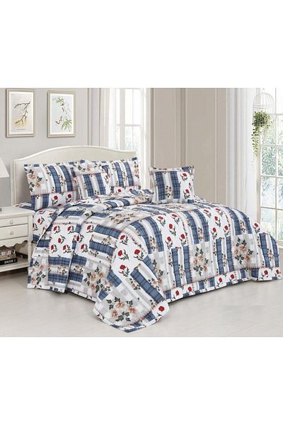 HOURS Aviva-03 Horse Comforter Set, 6 Pieces, Double