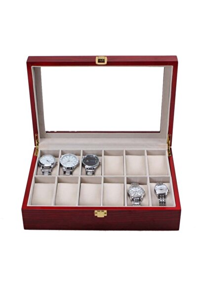 PUFO Wooden box for storing and organizing 12 watches, Premium model