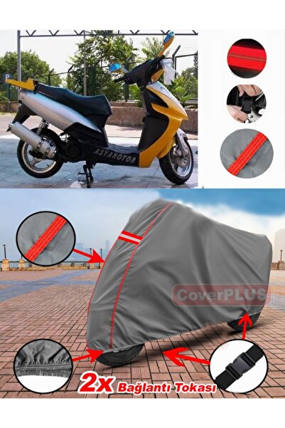 CoverPlus Asian as 150 t 5A Tarpaulin Motor Tarpaulin Motorbike Cover Tent Re...