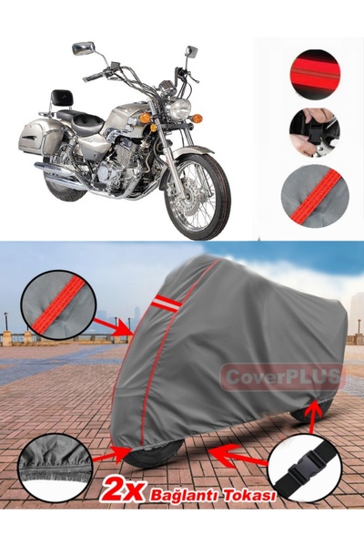 CoverPlus Mondial 250 Mct Tarpaulin Motor Tarpaulin Motorbike Cover Tent Red ...
