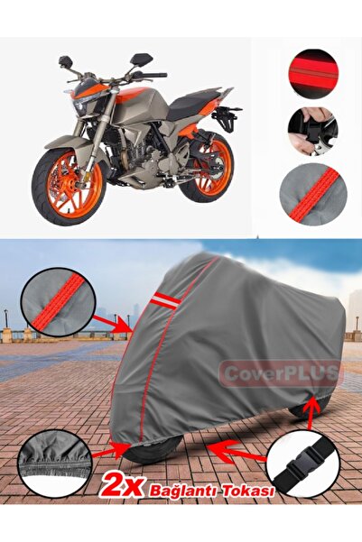CoverPlus Zontes Phantom S250 القماش المشمع غطاء دراجة نارية خيمة حمراء مخيط ...