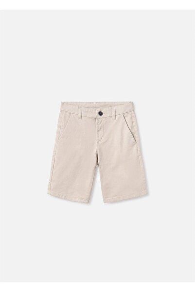 MAYORAL Boy's Basic Chino Shorts Cream 242