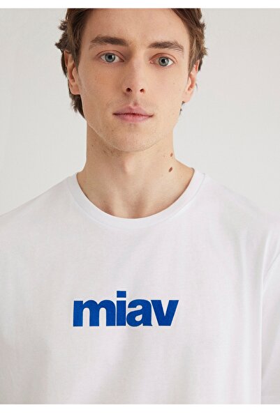 Mavi Футболка з принтом miav, прямий крій, 100% бавовна