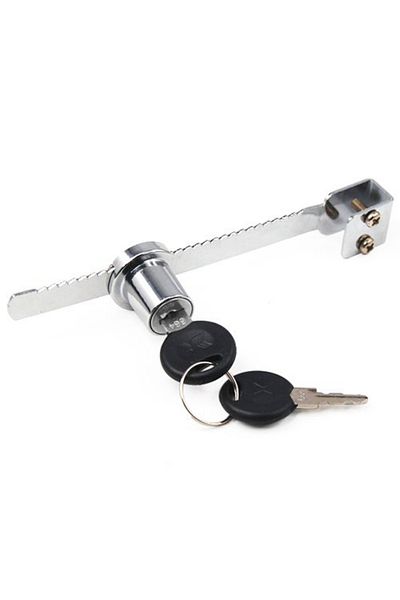 ForWhat Bulletin Board Medicine Cabinet Glass Lock with Sliding Apparatus for Office Workplace Home