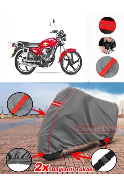 CoverPlus يوكي YK 100-2A أبولو القماش المشمع موتور القماش المشمع غطاء دراجة ن...