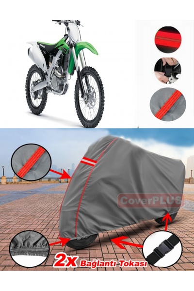CoverPlus For Kawasaki Kx 250F Tarpaulin Engine Tarpaulin Motor Bike Cover Te...