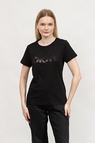 Dkny Kadın Bisiklet Yaka T-Shirt