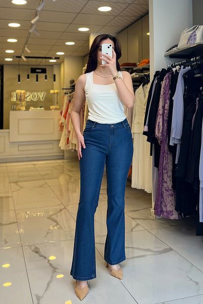 Vosse Ekol Indigo Spanish Leg Jeans