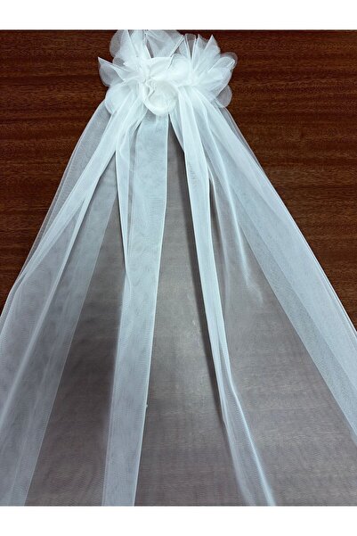 GÖKŞİN MODA Scalloped Short Rose Veil