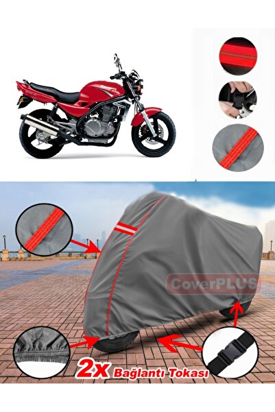 CoverPlus Kawasaki Er-5 Tarpaulin Motor Tarpaulin Motorbike Cover Tent Red St...