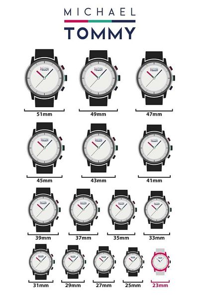 MICHAEL TOMMY Steel Women's Wristwatch - Mt- 325008 L-Bb82