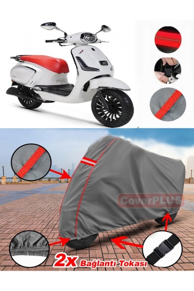 CoverPlus Rks Dark Blue 125 Tarpaulin Motor Tarpaulin Motorcycle Cover Tent R...