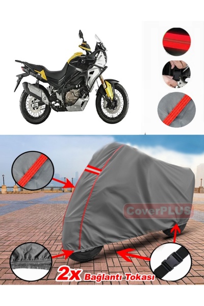 CoverPlus Arora GS 525 قماش القنب محرك القماش المشمع غطاء دراجة نارية خيمة حم...