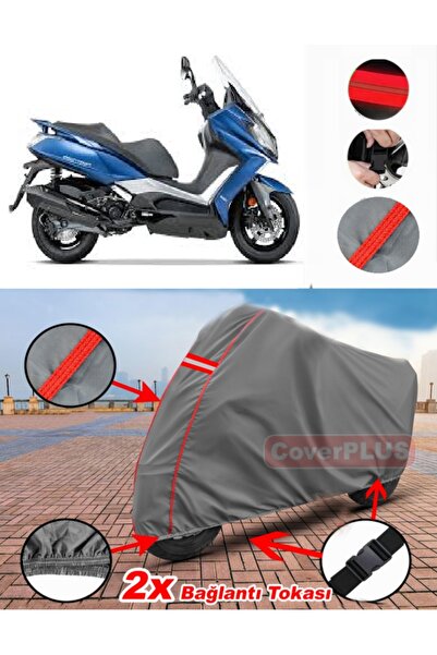 CoverPlus Kymco Downtown 350i ABS القماش المشمع موتور القماش المشمع غطاء دراج...