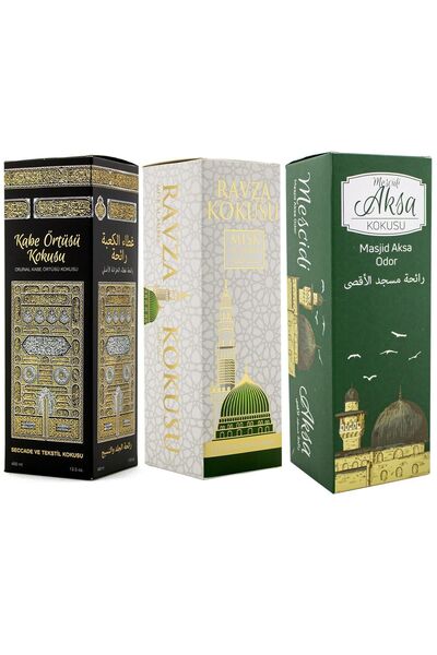 ESVED Kabe Örtüsü kokusu Medine Ravza Kokusu Aksa Kokusu Sprey 400 Ml.