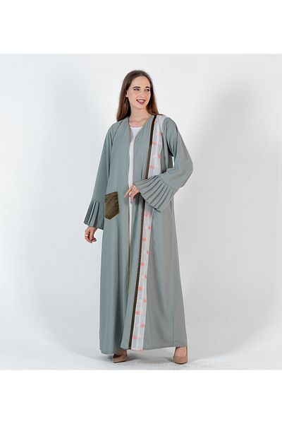 Rosette Abaya Green-R-202415