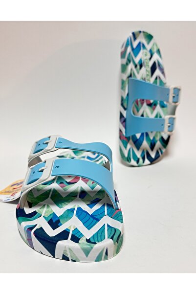 GEZER KAYDIRMAZ ANATOMİK TABAN PUDRA ÇİFT BANTLI TOKASIZ KADIN EV SOKAK MİSAFİR VE ISLAK ZEMİN TERLİĞİ