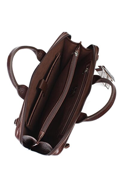 Aka Deri Brown Leather Briefcase 239 4