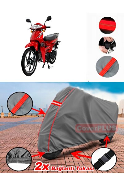CoverPlus Mondial 100 SFC Snappy X Tarpaulin Motor Tarpaulin غطاء دراجة نارية...