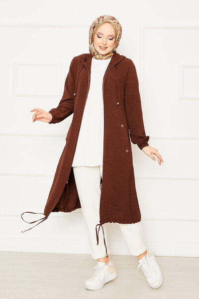 EBRUTESETTÜR Hijab Cap with Hooded Sleeves and Elastic Sleeves