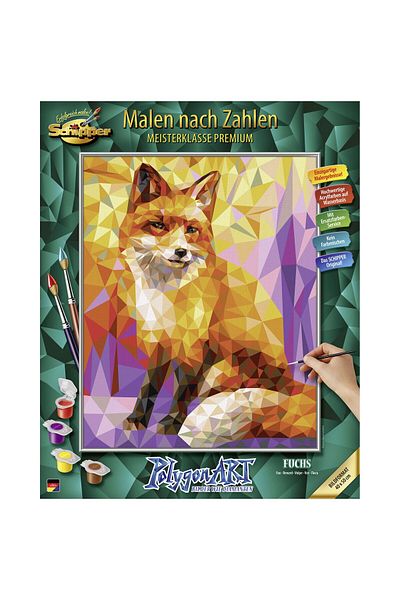 SCHIPPER Set pictura pe numere Schipper - Fox Polygon Art