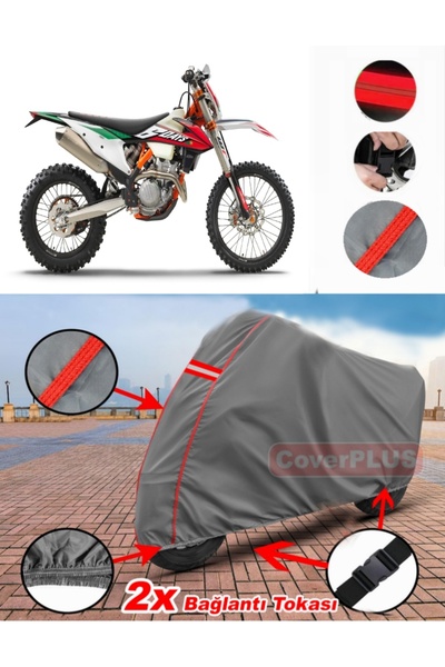 CoverPlus KTM 250 EXC-F ستة أيام القماش المشمع موتور القماش المشمع غطاء دراجة...