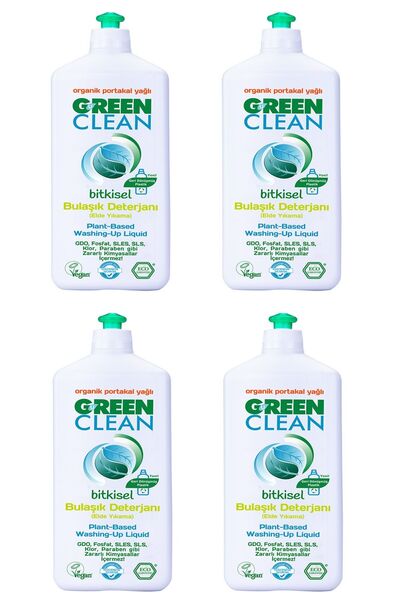 Green Clean Bulaşık Deterjanı 730 ml 4' Lü Set