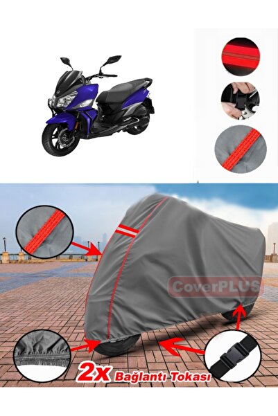 CoverPlus Sym Jet 14 قماش القنب محرك القماش القماشي غطاء دراجة نارية خيمة رما...