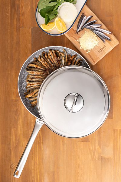 Emsan Fishy Granite Fish Pan 32 cm