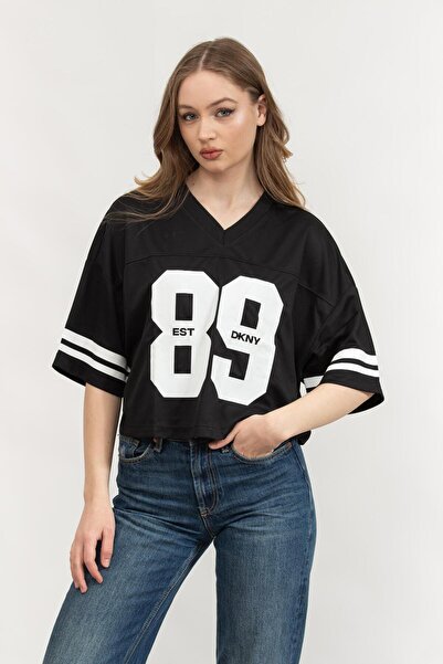 Dkny Kadın V Yaka T-shirt