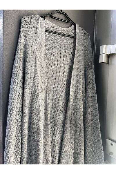 Butik Lena Gray long cardigan