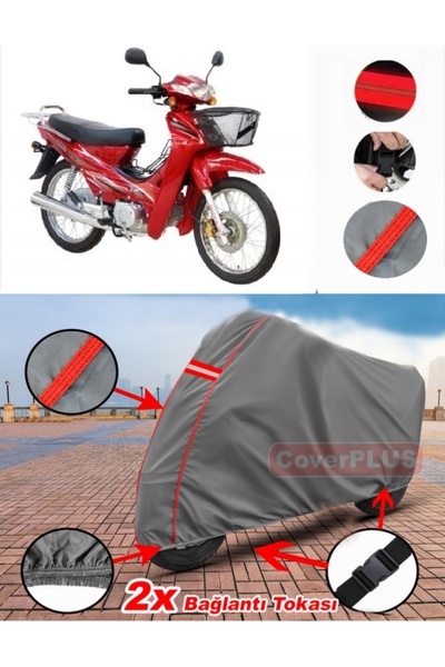 CoverPlus Asia AS 100-7 Turkcub Luxury Tarpaulin Motor Tarpaulin غطاء دراجة ن...