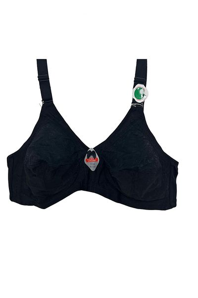Nana & Mayka Moda Sutien negru pentru femei de mărime mare Minimizer Gatherer – 110D-130D - Acemoğlu - 7158