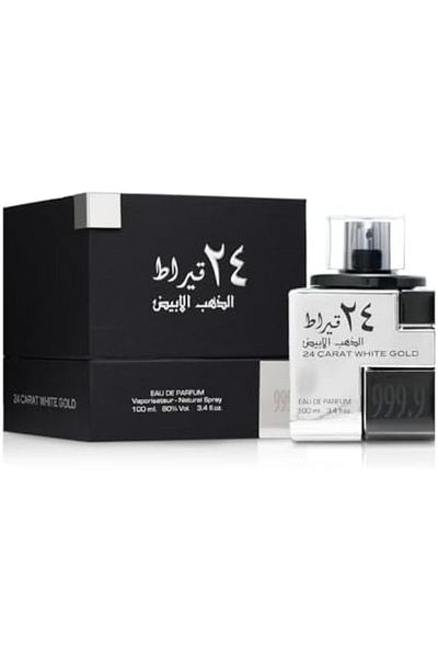 lattafa - 24 Carat White Gold perfume for men and women - Eau de Parfum, 100ml
