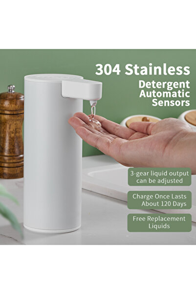 Choice جهاز تعقيم اليدين الذكي X11C لصابون المطبخ، مع مستشعر تلقائي، وصابون غ...