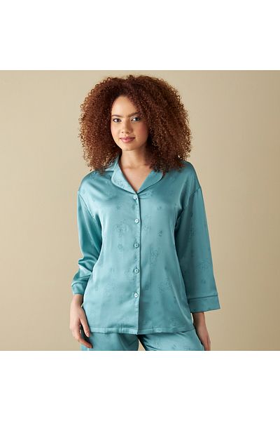FAV All-Over Stitch Print Shirt and Pyjama Set