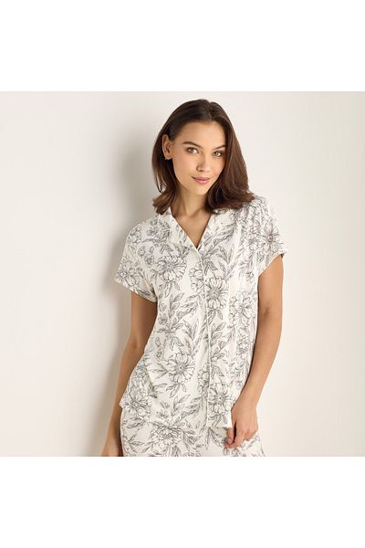 FAV Floral Print Shirt and Pyjama Set