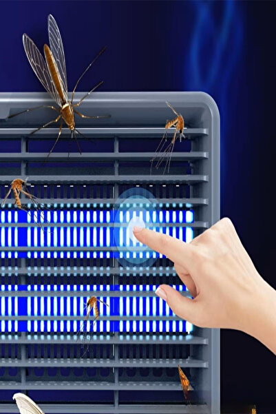 ESENLİWE 10 Watt Füme Kasa Kara Sinek Öldürücü Mor Işık Elektrikli Sinek Cızz...