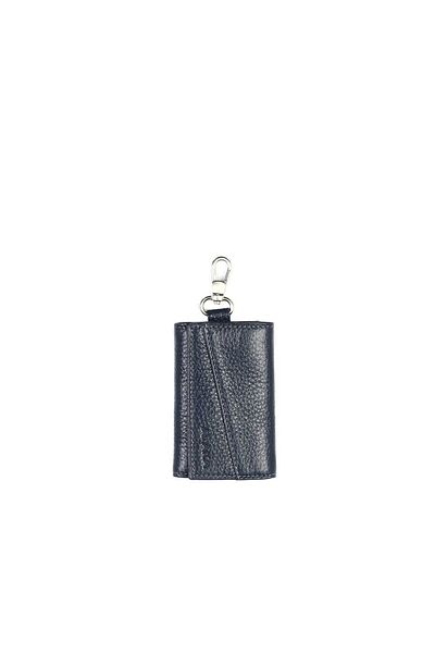 Aka Keychain Leather Navy Blue - 005 17 Model