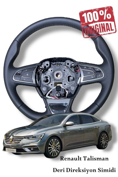 Renault Talisman Megane 4 Faz1 Deri Direksiyon Simidi Şerit Takipli