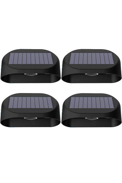 CLASSLIGHTS Set de 4 lămpi solare RGBW pentru gard și perete - iluminat decorativ exterior