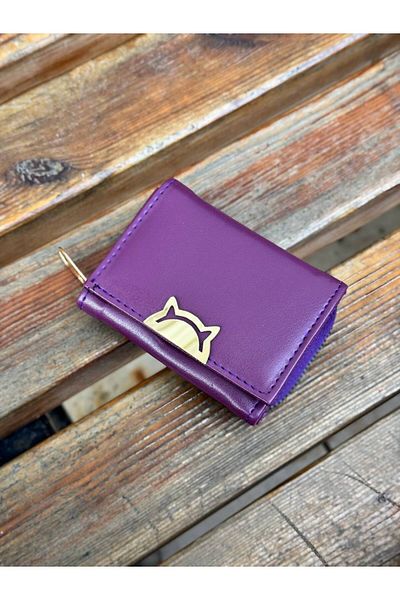 Esila Sirius Women's El Wallet with Cat Figure
